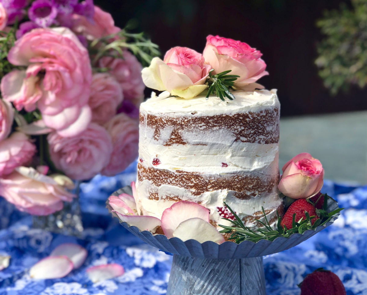 Lemon Olive Oil Cake Recipe with Lemon Mascarpone Frosting