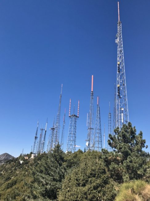 t.v towers Mount Wilson