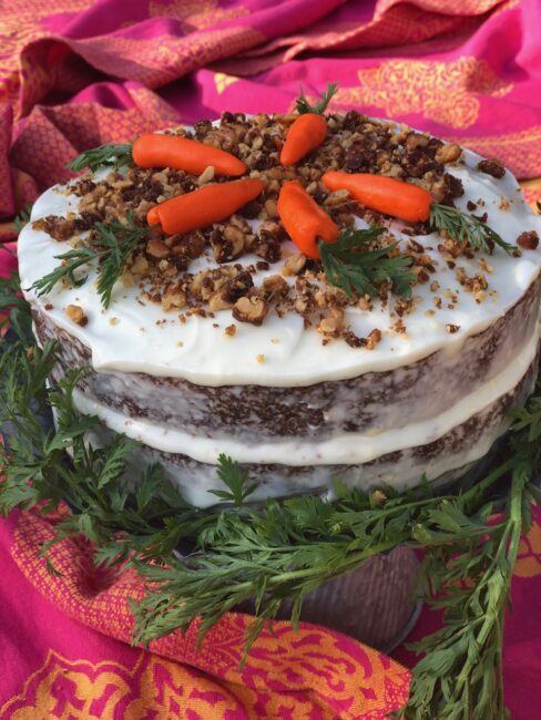 Hatch Chile Carrot Cake is ready
