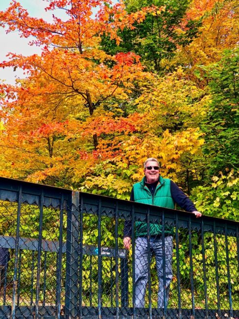 Tom in Canada during Fall