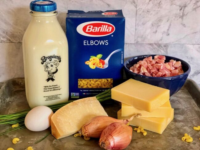 Gruyère Mac and Cheese Ingredients