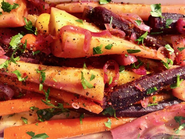 Barefoot Contessa’s Orange-Braised Carrots and Parsnips Cooked