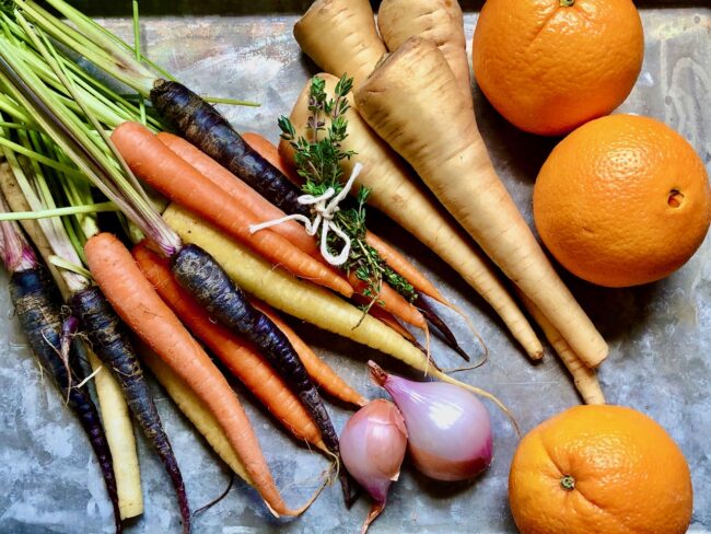 Barefoot Contessa’s Orange-Braised Carrots and Parsnips Ingredients
