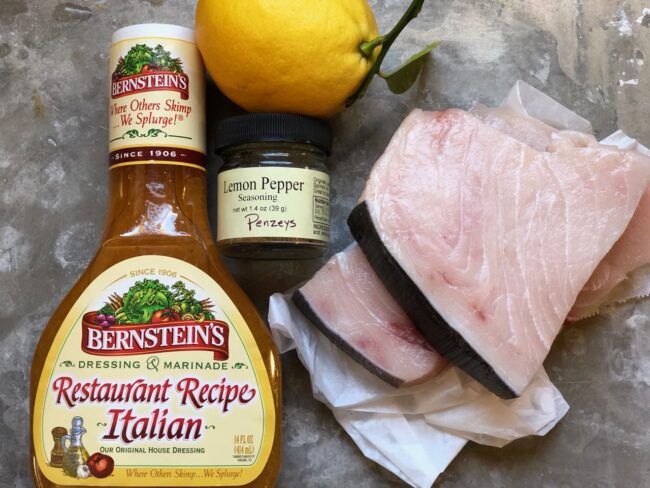 marinated grilled swordfish ingredients