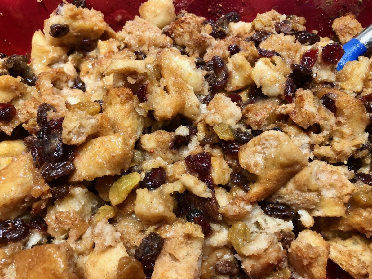 Cajun Bread Pudding with Jack Daniels Sauce