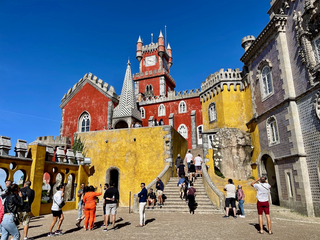 A Colorful Tour of Pena Palace in Sintra, Portugal - Booze, Food, Travel